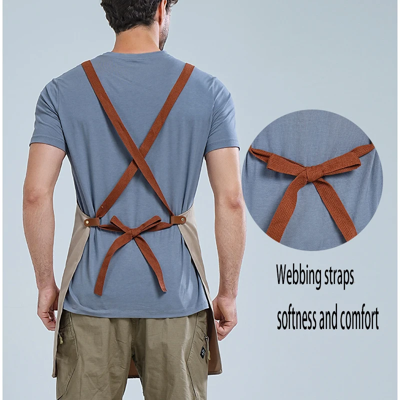 Waterproof Shoulder Apron Men's and Women's Kitchen Apron Salon Roast Barbecue Cleaning Nail Barbecue Scarf Cloak
