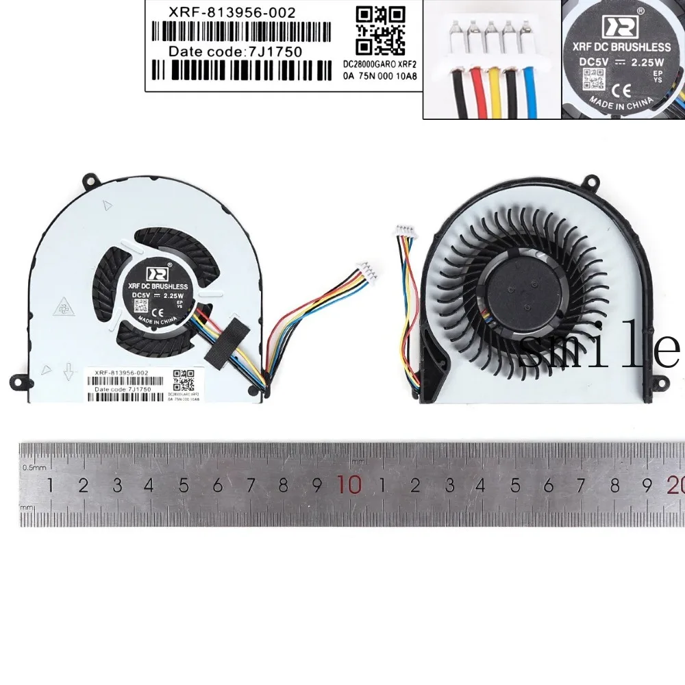 

Вентилятор охлаждения для ноутбуков Lenovo ThinkPad E550 E555 E560 E565 E550C, 5-контактный