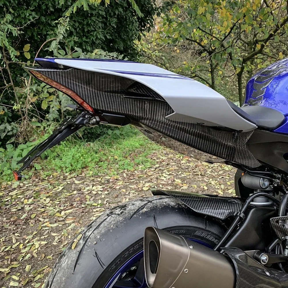 Motorcycle Rear Tail Side Cover For Yamaha R1 R1M 2015 2016 2017 2018 2019 2020 Rear Tail Wing Side Cover Fairing Accessories