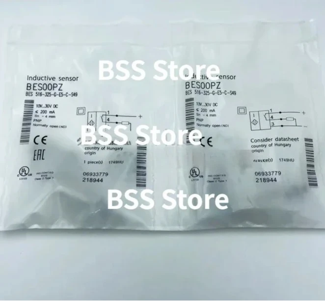 BES 516-370-G-E5-C-S4 516-325-G-E5-C-S49 516-370-G-E5-Y-S4 516-370-G-E5-Y 516-370-E5-C-S4 Inductive Proximity Switch Sensor