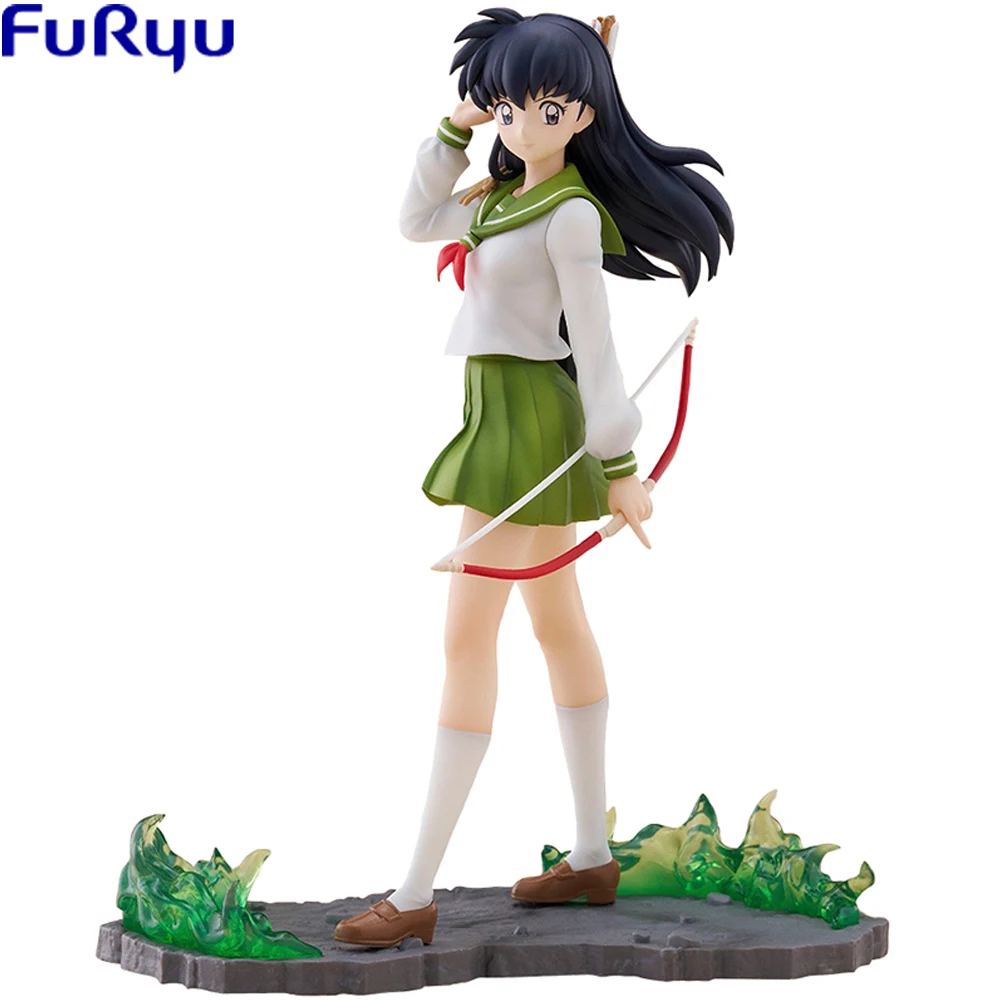 

FuRyu Tenitol Inuyasha Higurashi Kagome 18Cm Bishoujo Doll Collectible Anime Figure Model Toys Gifts for Fans