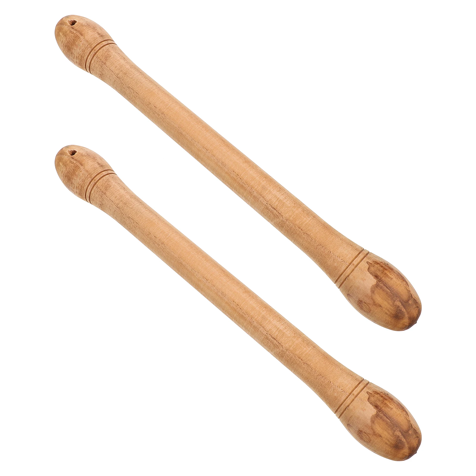 

Wooden Drumsticks Percussion Instrument Accessories Long Handle Natural Practice Tool Beginners Professionals Home