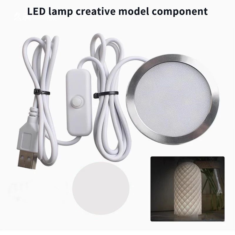 

1 комплект, ультратонкий 8 мм, с регулируемой яркостью, USB 5 В, RGB-прожектор, потолочный светильник, 3 Вт, для поверхностного монтажа, с дистанционным управлением, светодиодный простой светильник для охлаждения вина