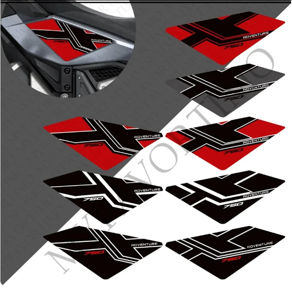 

For Honda X-ADV XADV X ADV 750 Protector Tank Pad Kit Knee Wheel Stickers Decals Body Fender Shell Windshield 2021 - 2024