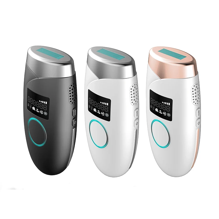 Uso doméstico de mujeres 999999   Flashes permanentemente cara brazo pierna bikini indoloro enfriamiento de hielo cuerpo IPL dispositivo de depilación