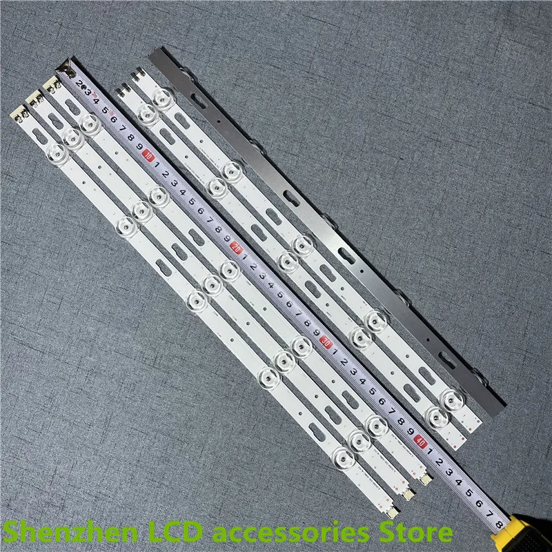 

LED Backlight Bar For Samsung UN43TU7000 UN43TU8000 UN43TU8200 UE43TU7100 UN43TU700DF BN96-50319A 50320A LM41-00868A 00867A　3V