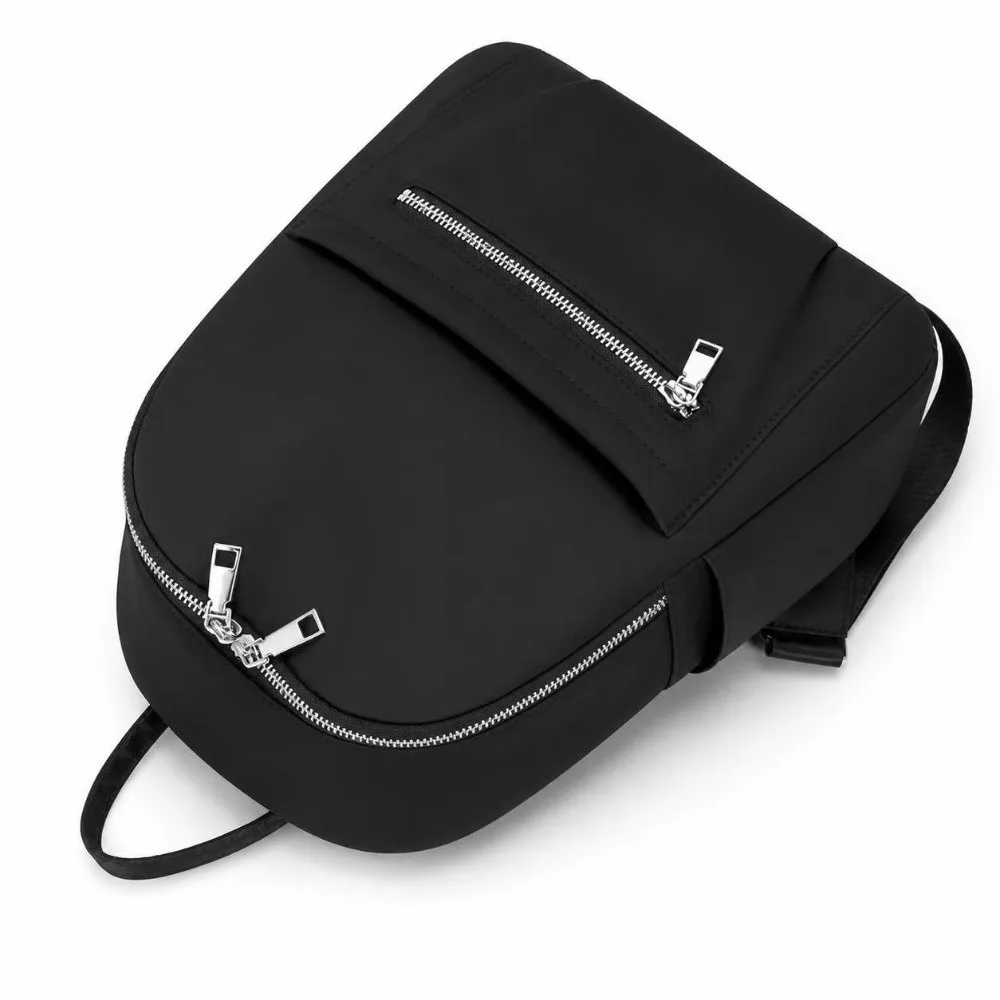 Fashion Casual Backpack Multifunctional Large Capacity School Bag Black Shoulder Bag Women