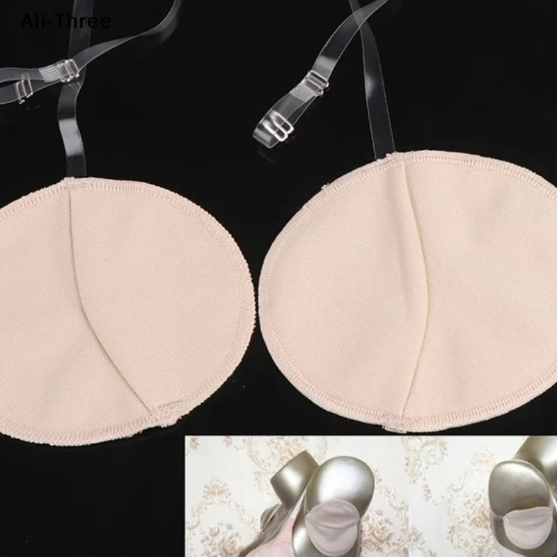 2Pcs Underarm Sweat Pad washable Armpit Absorbing Transparent Shoulder Strap