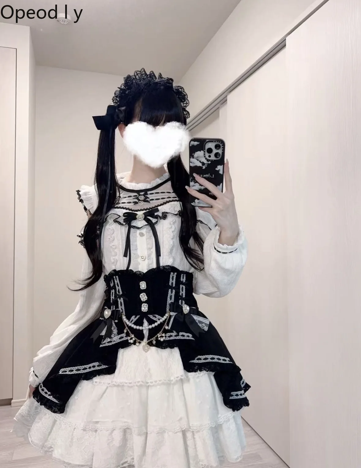 

Liz Princess Japanese Mass-produced Cute Girl Skirt Sweet Lace Heavy Diamond-encrusted High-waisted Temperament Cake Skirt