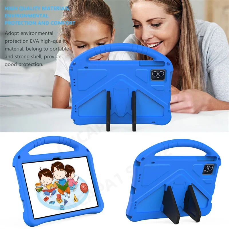Portable Cover For Blackview Tab 12 13 Pro Case EVA Foam Shockproof Protector Funda with Rear Kiskctand For Oscal Pad 13 Coque