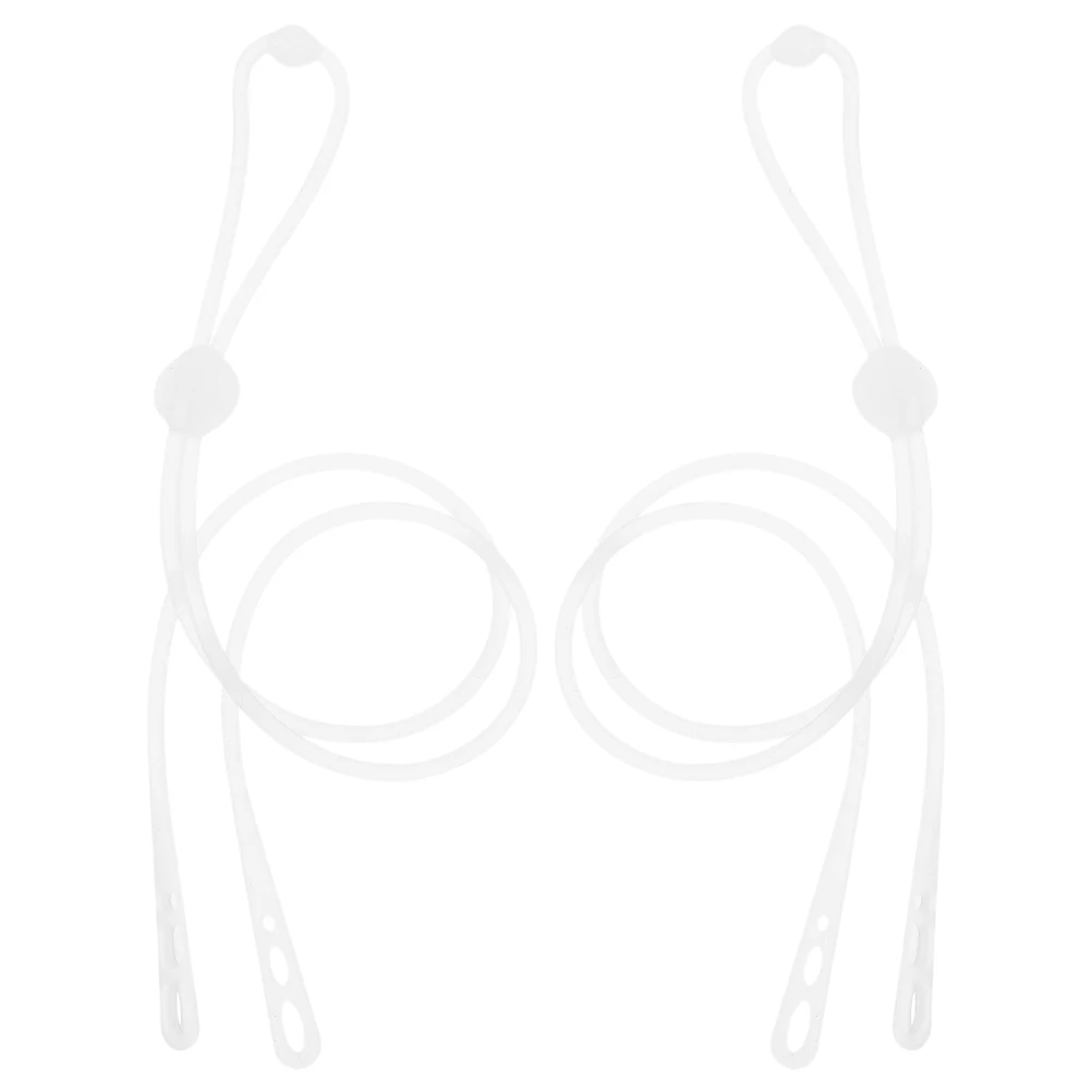 

2Pcs Professional Eyelash Tweezers Precision Application Antislip Silicone Holder Ring Wrist Band Strap Makeup Accessories Black