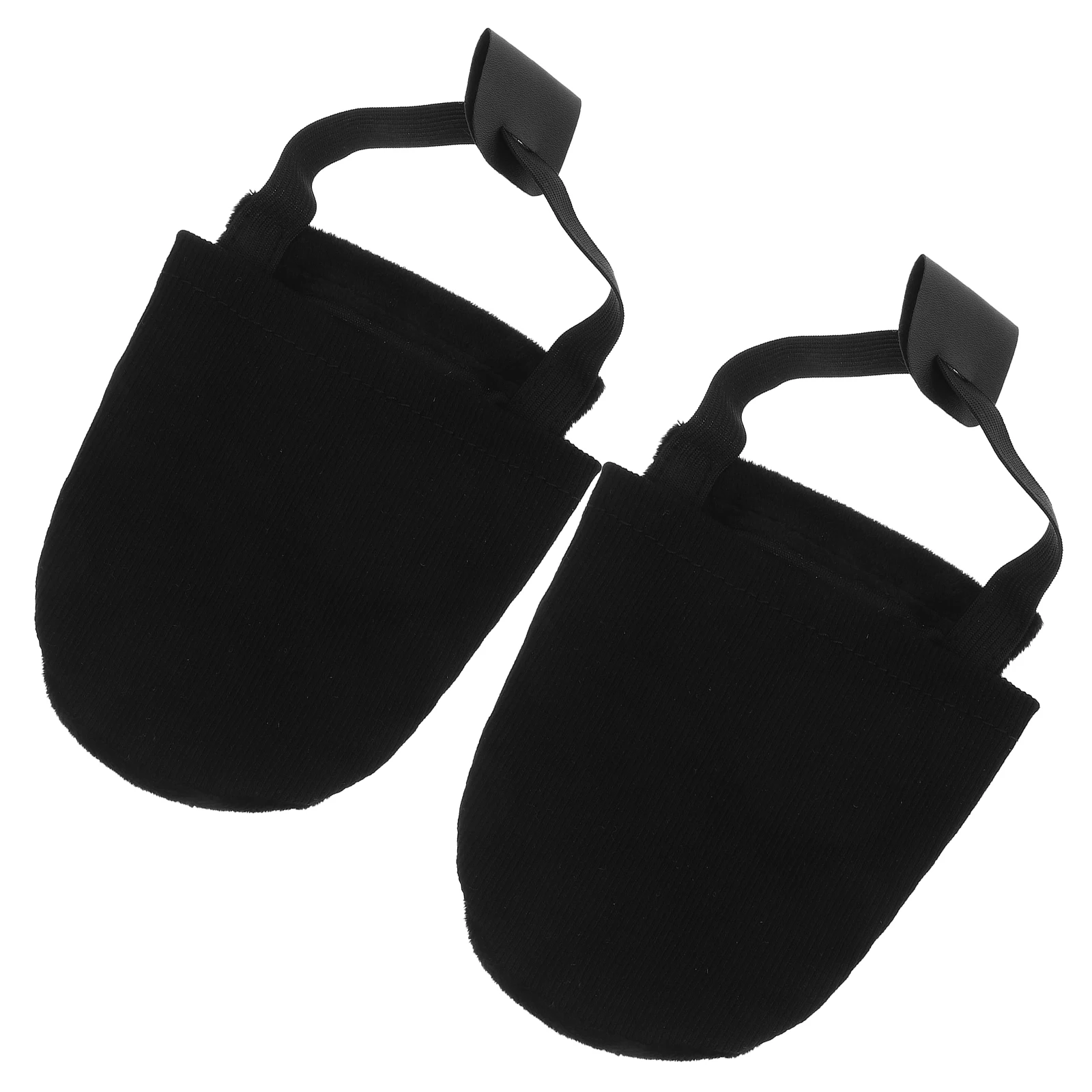 

1 Pair Bowling Shoe Covers Slider Mats for Kids Adults Black Color Fits Most Sizes Lightweight Elastic Band Reduces Friction