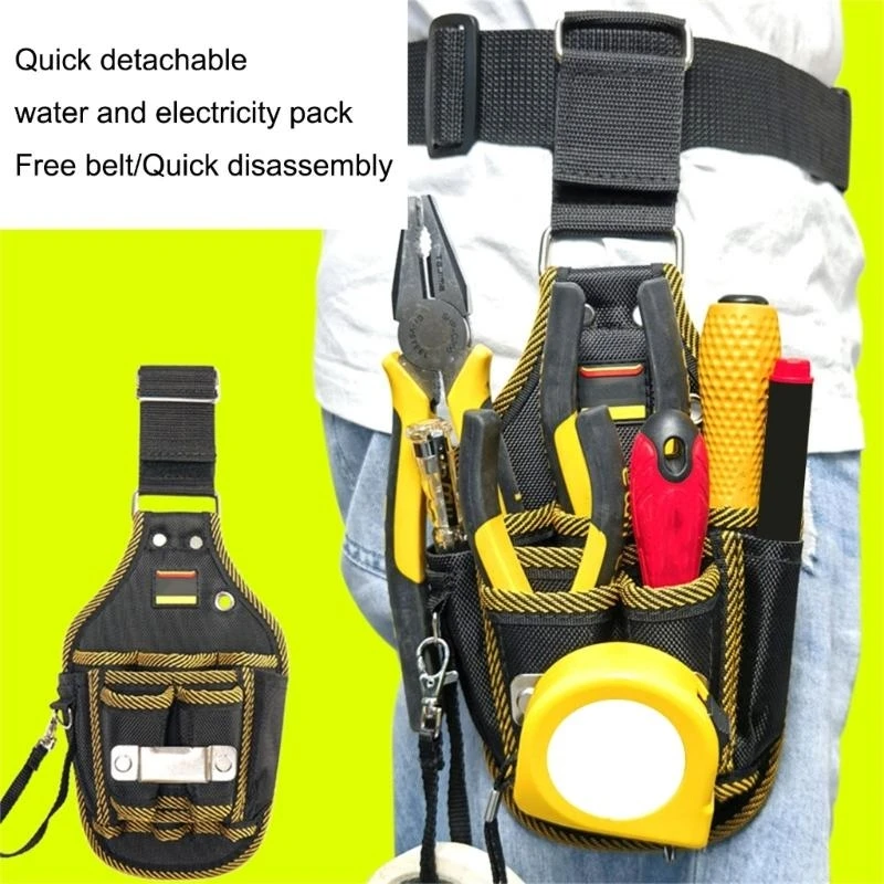 

Pocket Attachment Small Tool Bag Utility Bag with Multiple Pocket
