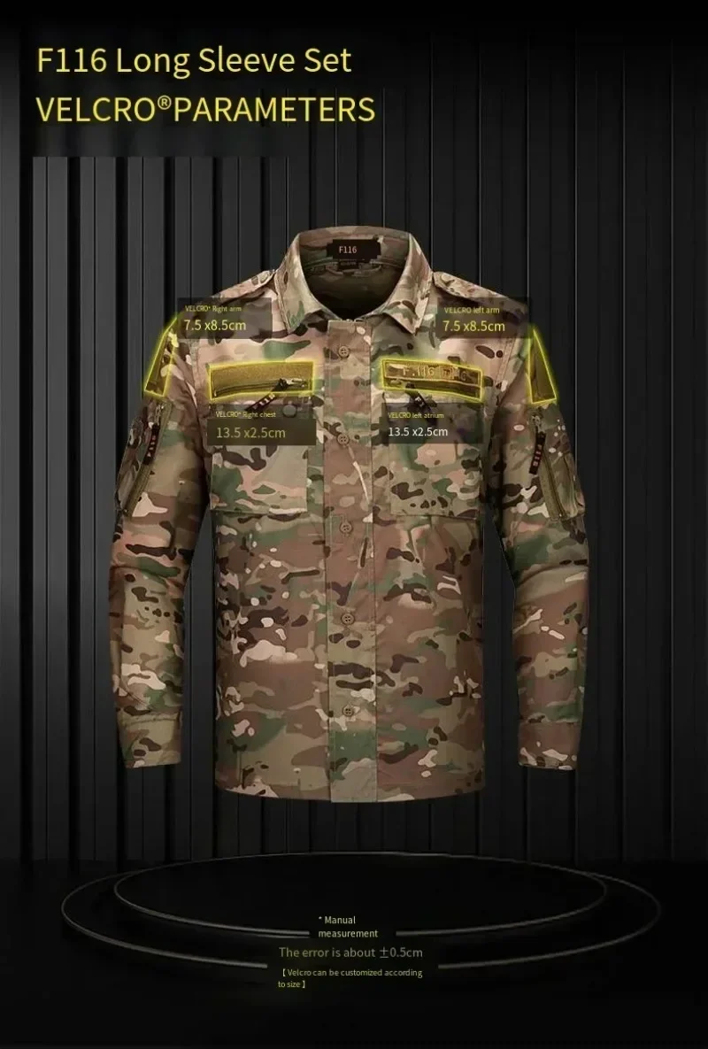 Men's Set Spring and Autumn New Outdoor Work Clothes Wear-resistant and Anti Fouling Camouflage Labor Protective Clothing