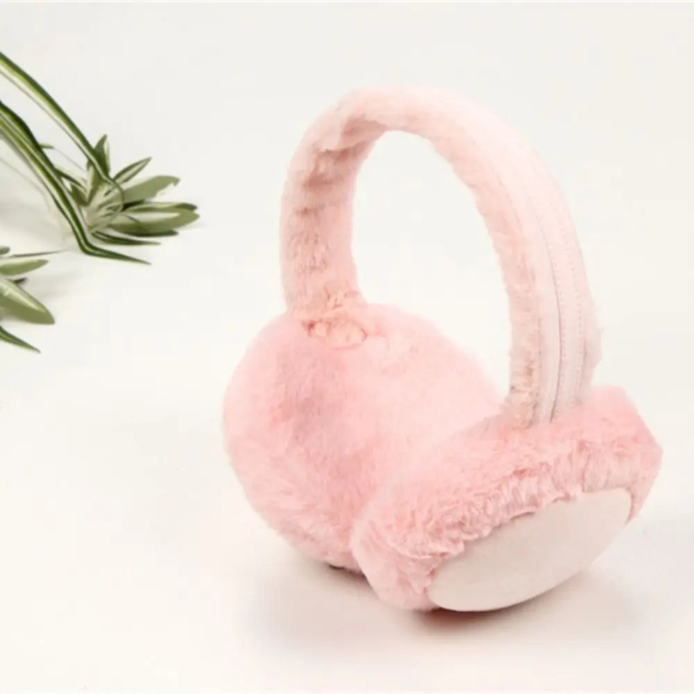 Soft Plush Winter Warm Earmuffs Folding Earmuffs Women\'s Fashion Cold Protection Earflaps