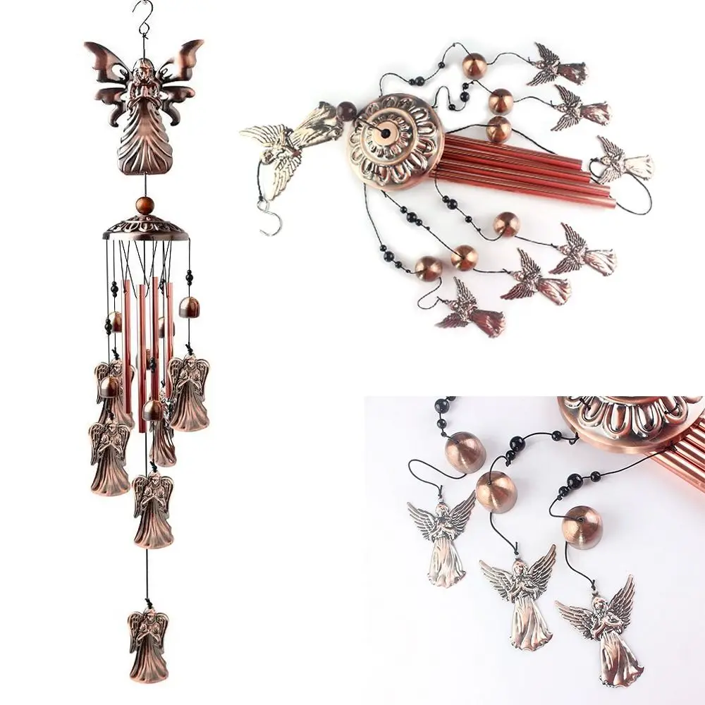 

Gift Butterfly Bird Wind Chimes Rustproof DIY Hanging Wind Chime Home Retro Lucky Pendants