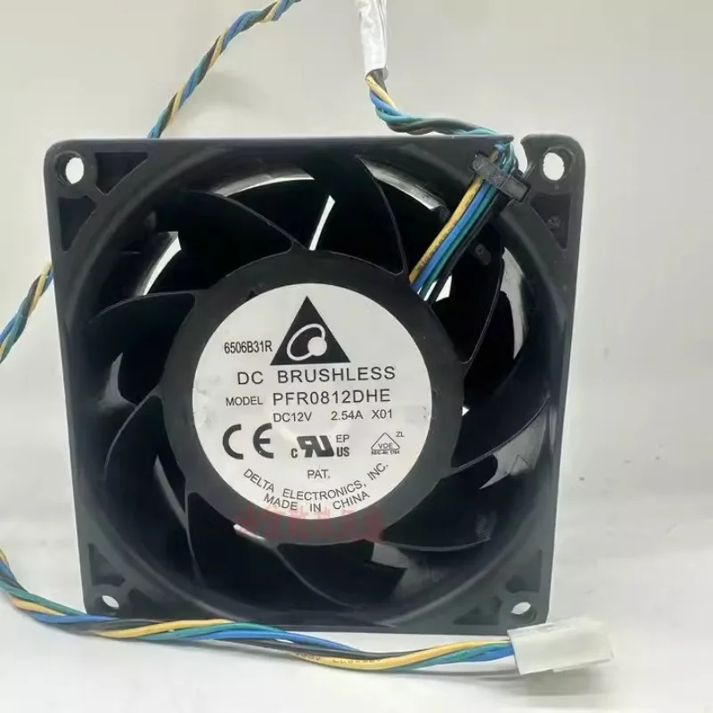 New CPU Cooler Fan for PFR0812DHE DC12V 2.54A 8038 Cooling Fan 80*80*38MM