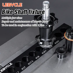 LEBYCLE Bicycle Table Vise Inserts Clamp Tool Jaw Vice Worktable Bench Multifunction Fixtures Bike Size Hub MTB Fork Pedal