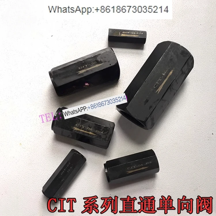 

10PCS Hydraulic Through Check Valve CIT-02/CIT-03/CIT-04/CIT-06/CIT-10/12 CIT-08