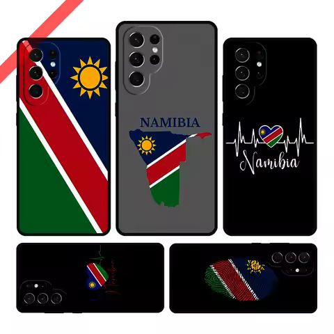 Namibia Flag Phone Case For Samsung Galaxy S20 FE S21 S10 S23 Plus S24 S22 Ultra Coque Note20 Note10 S9 S8 Cover Capa