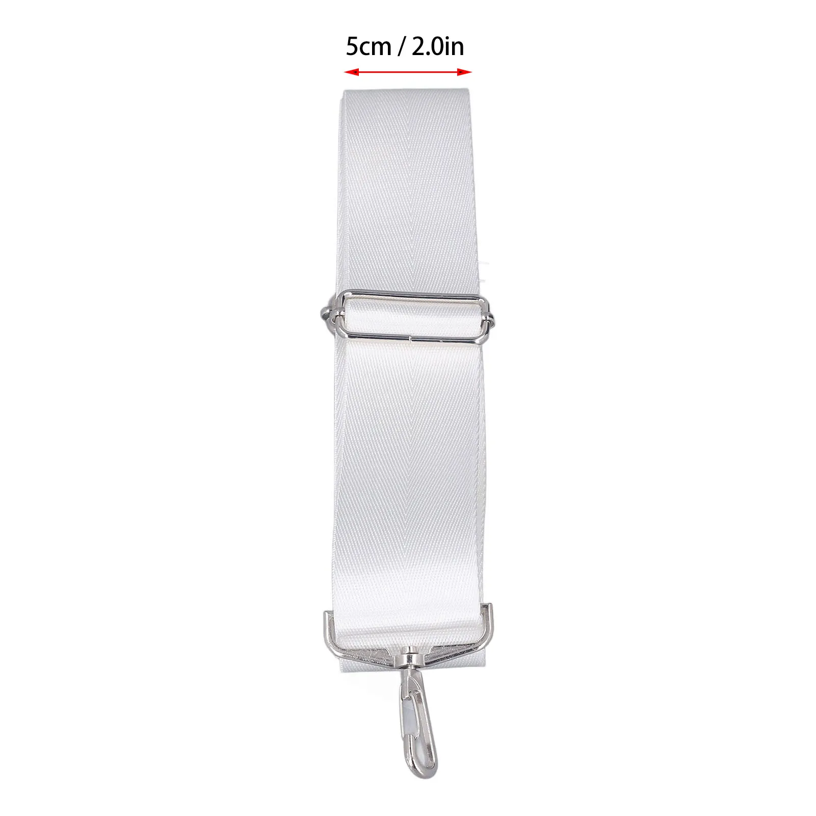 Tennis Court Net Center Strap, Tennis Net Center Strap Adjustable Height Tennis Net Straps Stainless Steel Buckle White - Image 6
