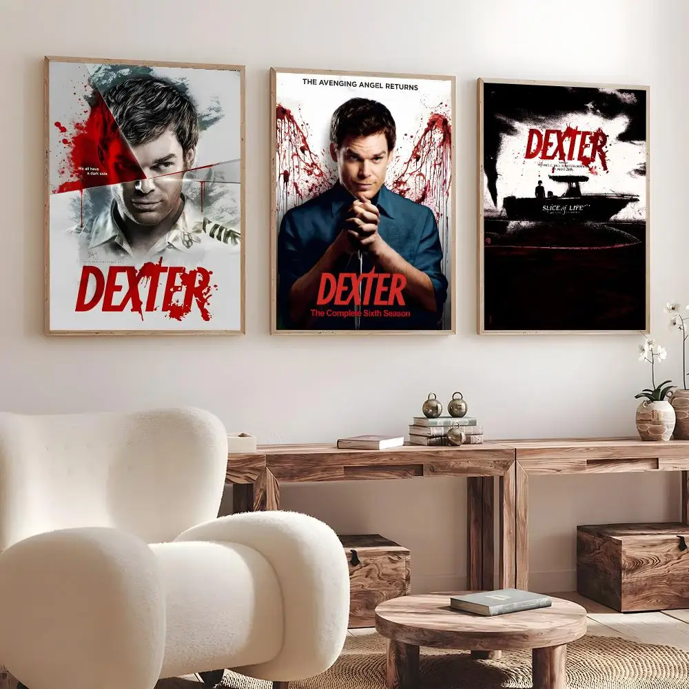 TV S-Series Dexter   Print Wall Art Pictures Canvas Painting Living Room Bedroom Home Decor Poster