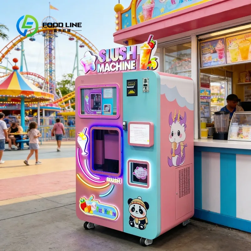 Máquina Comercial de Granizados de Alta Capacidad Más Vendida, Nueva Máquina Expendedora de Bebidas Congeladas y Granita Personalizable