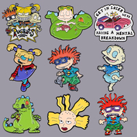 Cartoon Naughty Childs Rugrats Enamel Pin Brooches Lapel Pins Backpack Accessories Decorative Jewelry Holiday Gift for Friends