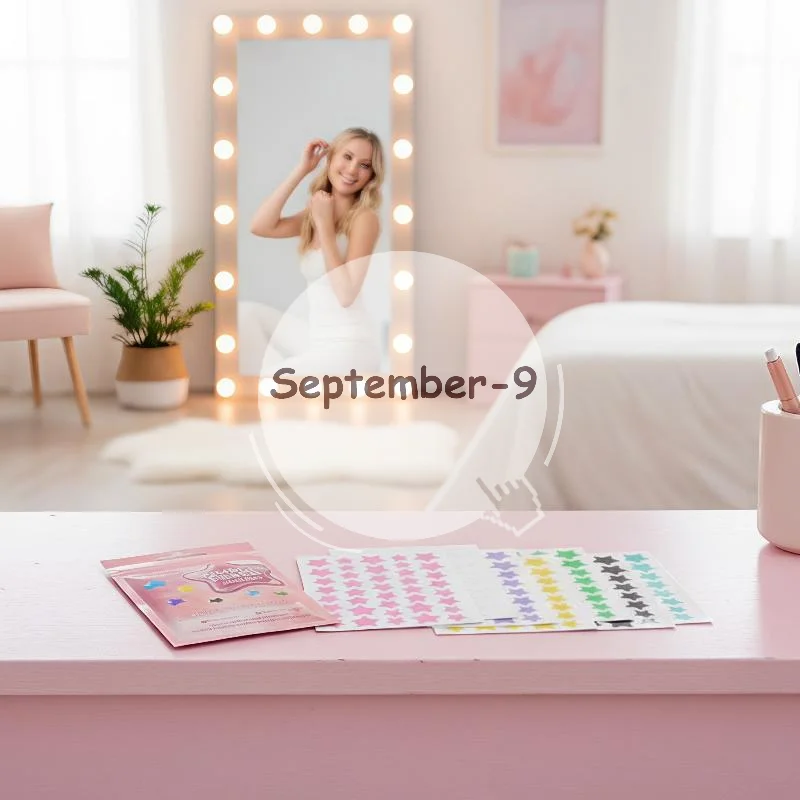 7/14/21/28 Sheets Hydrocolloid Star Pimple Patches 7 Colors Waterproof Gentle Blemish Spot Remover for Daily Facial Care