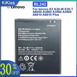 Zamienna bateria do telefonu komórkowego Lenovo A6000, A6010 Plus, K30, Lemeng K3, K30-T, K30-W, 2300 Mah