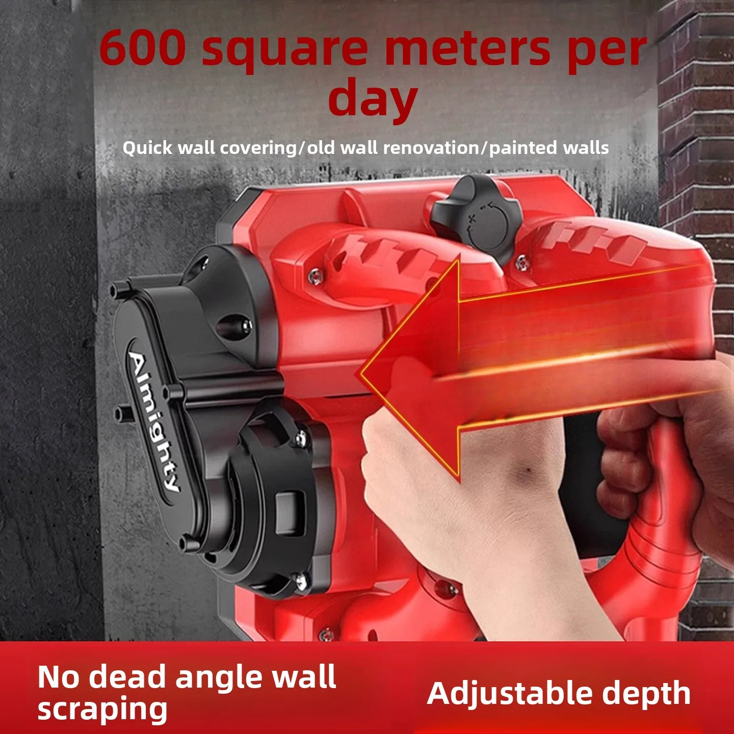 Wall scraper dust-free wall scraper concrete renovation putty scraper rough planer
