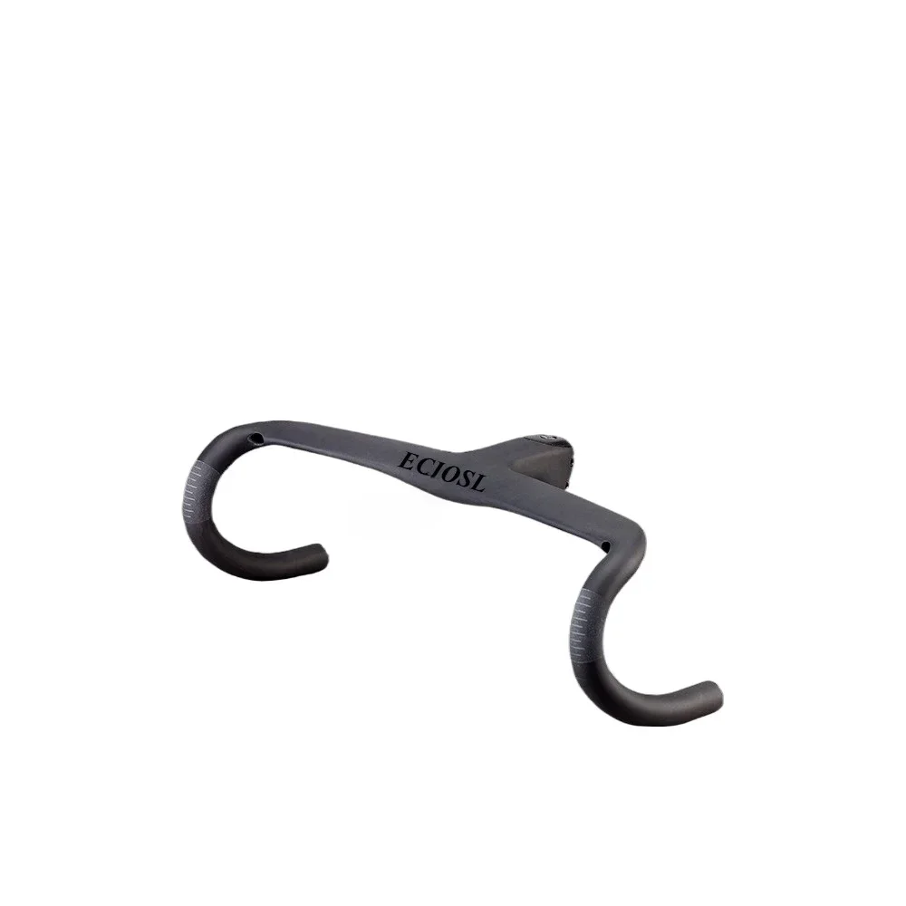Carbo Handlebar Carbon Stem ECIOSL Internal Cable Routing Road Bicycle Handlebar Cockpit Di2 Color Changing Laser
