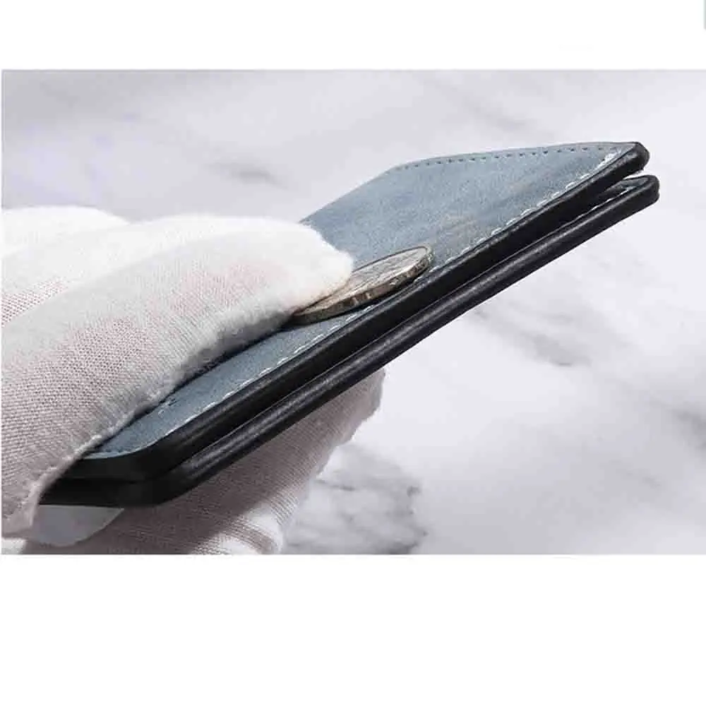 Driver'S License Wallet Retro Vertical Wallet Mini Wallet Mini For Youth Traveling Daily Use