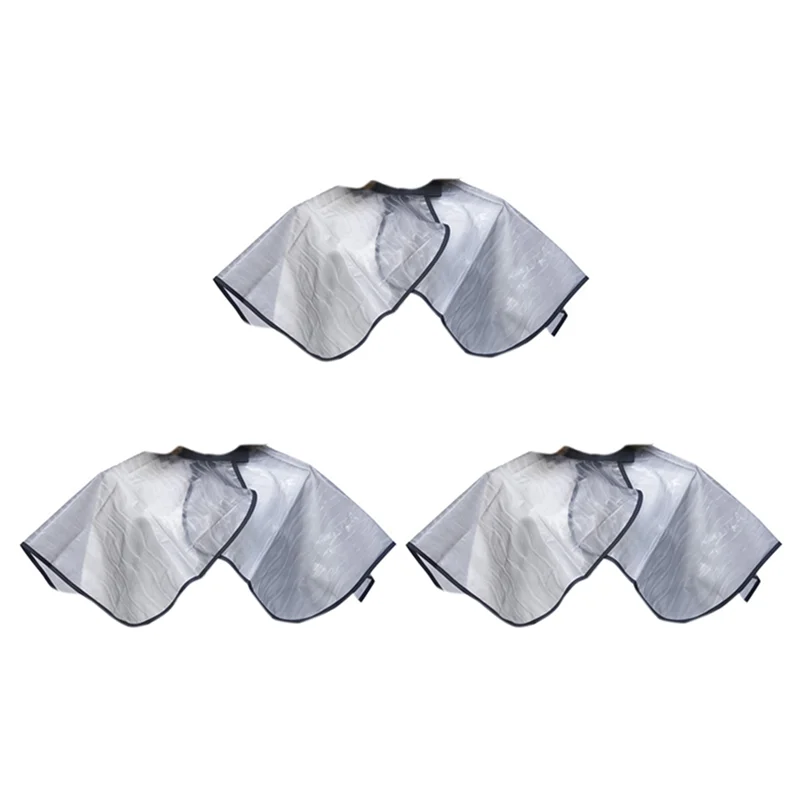 

3X Salon Hairdressing Cutting Collar Shawl Waterproof EV Hair Dye Perm Color Cape Pro Hairdresser Apron For Hair Cutting