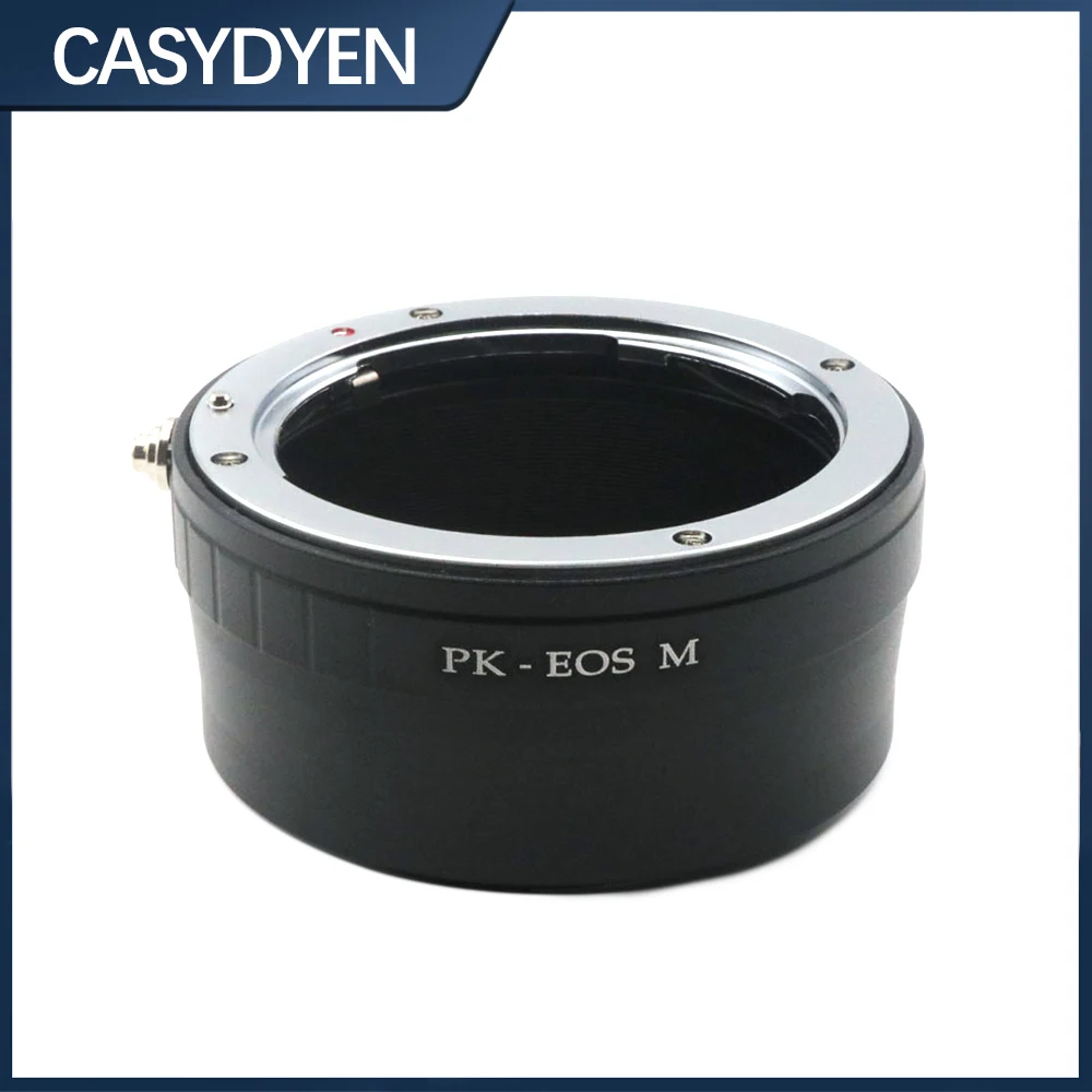 Anillo adaptador de lente PK-EOS M para lentes Pentax K/PK para cuerpo de cámara sin espejo EOS M EF-M M2 M3 M6 M10 M50 M100