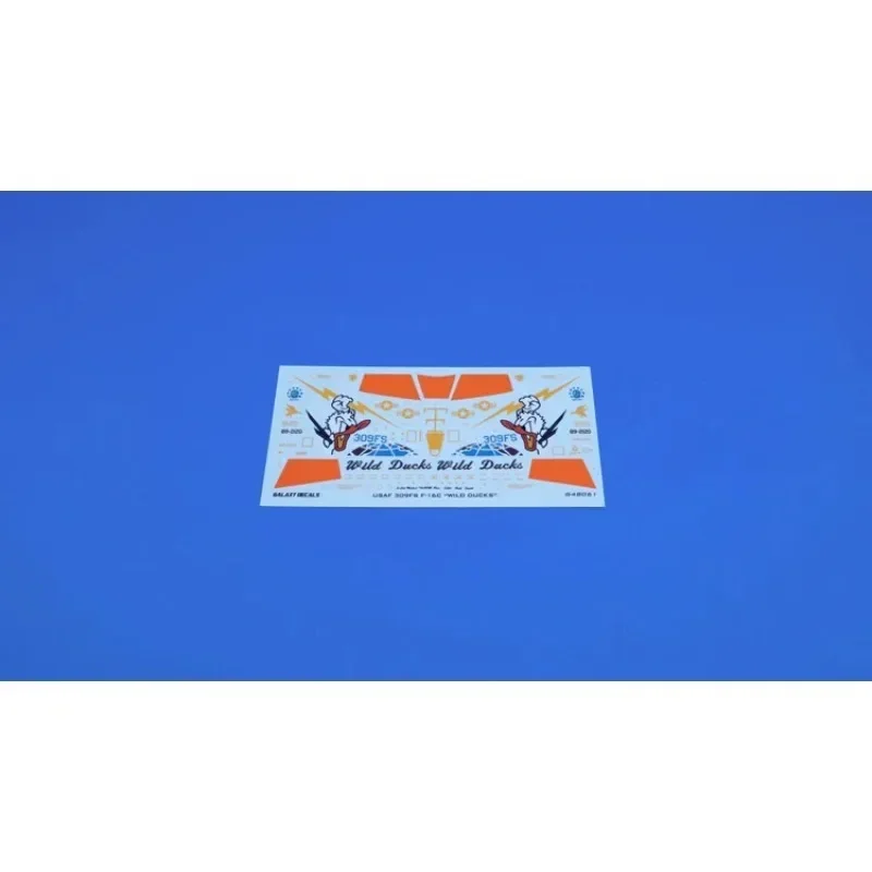 Galaxy 309FS Flaggschiff Wild Ducks Aufkleber G48061 F-16C Flexibles Maskenband für Tamiya 61106 Modellbauwerkzeuge DIY-Zubehör