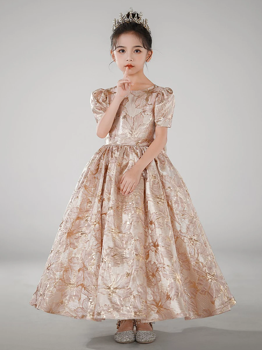 Vestido de Navidad para niñas, vestido de flores para cumpleaños, fiesta Formal, concierto Junior, banquete, vestido de princesa, vestido de fiesta para niños, cumpleaños