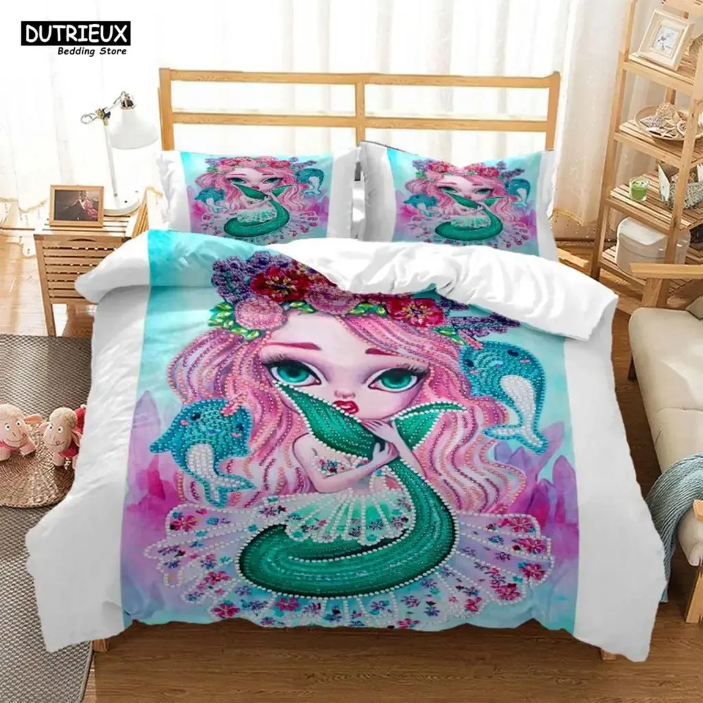 Cartoon Strange Doll Personalized Printing Soft And Comfortable  Comforter Bedding Sets  Complete Size Customizable