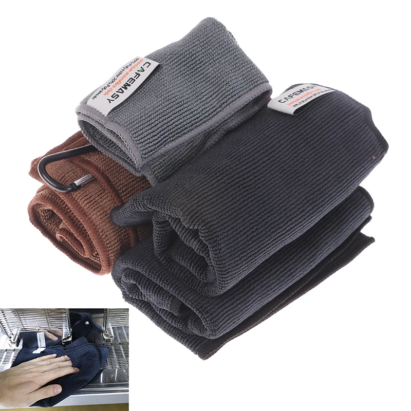 

4 Absorbent Kitchen Barista Restaurant Towel Cleaning Dishcloth Microfiber Cloth