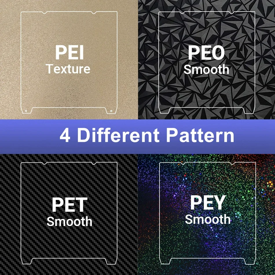 Build Plate For Creality K1 Heatbed 235x235mm PEO/PET/PEI 3D Printing Spring Steel Sheet For Ender S1/S1 Pro/K1C Ender V3 SE V2