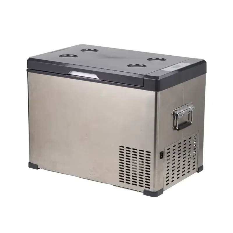 Portable Car Refrigerator Large Capacity Dual Use Mini Fridge Freezer for Household Travel Camping Vehicle Cooling Box Mini