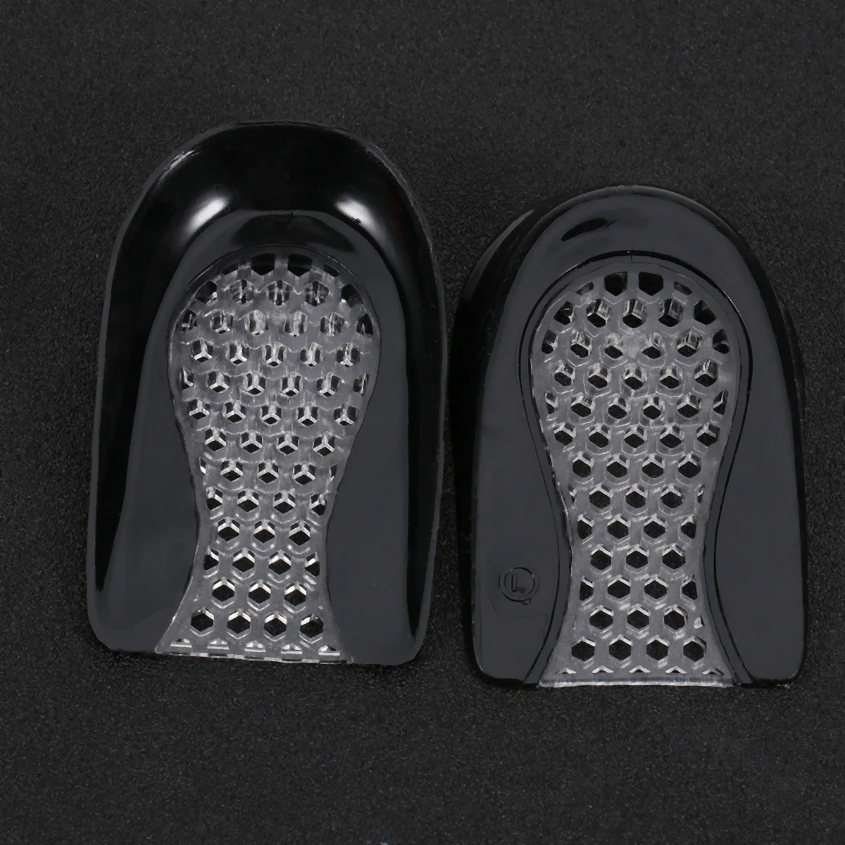 

1 Pair Silicone Heel Pads U-Shaped Honeycomb Gel Cushion For Pain Relief Shock Absorption Plantar Fasciitis Support Insole