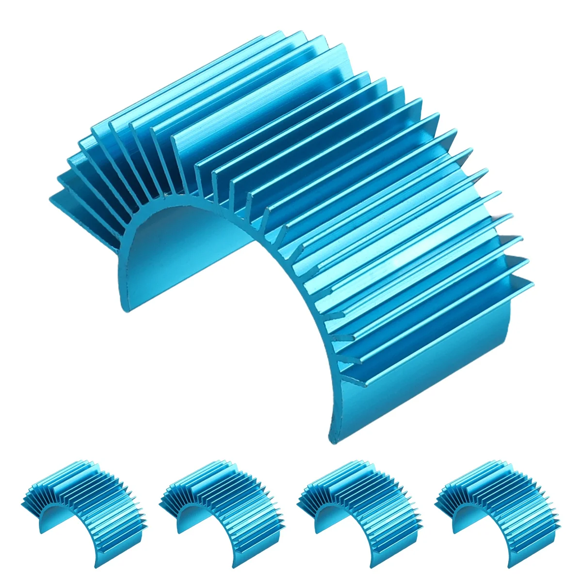 AU32-540/545/550 3650 3660 3670 Motor Heat Sink Heatsink Without Fan Cooling for 1/10 Model RC Car Boat,5PCS