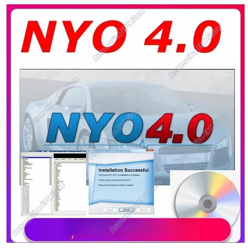 2026 hot sell new  NYO 4 Full Database Airbag Carradio+Dashboard+IMMO+Navigation Auto Data Repair Software Car Radio nyo4 full