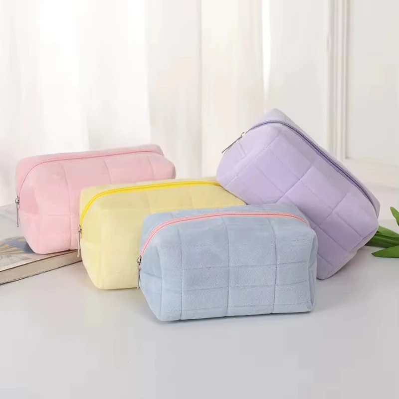 Simple Makeup Bag Pillow High Appearance Level WOMEN'S Large Capacity Pillow Bag Portable Storage Bag