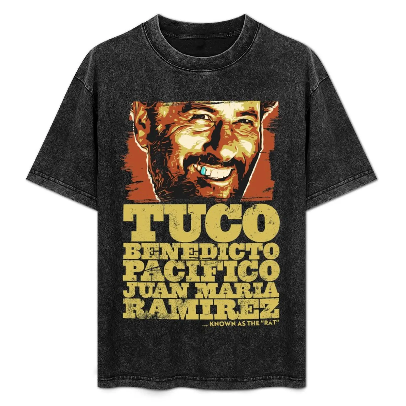 Tuco Benedicto Pacifico Juan Maria Ramirez The Good The Bad and The Ugly T-Shirt plain tops sweat shirts, men