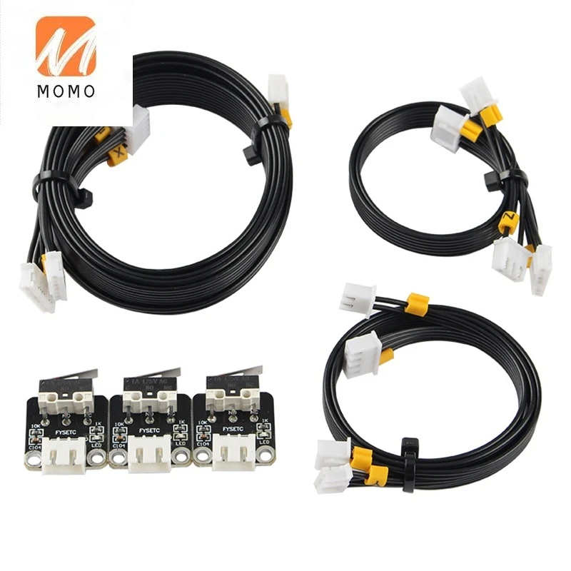 3 Lots 3D Printer Part Accessories Limit Switch Mechanical Switch Module Endstops Switch for RepRap Ender 3/3 Pro/3S