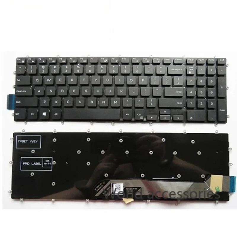 DELL Inspiron15-7000 7566 7567 7568 3583 7577 5577 7587 7570 7580 5567 3580 3581 3582 용 미국 노트북 키보드 3584 3585 백라이트