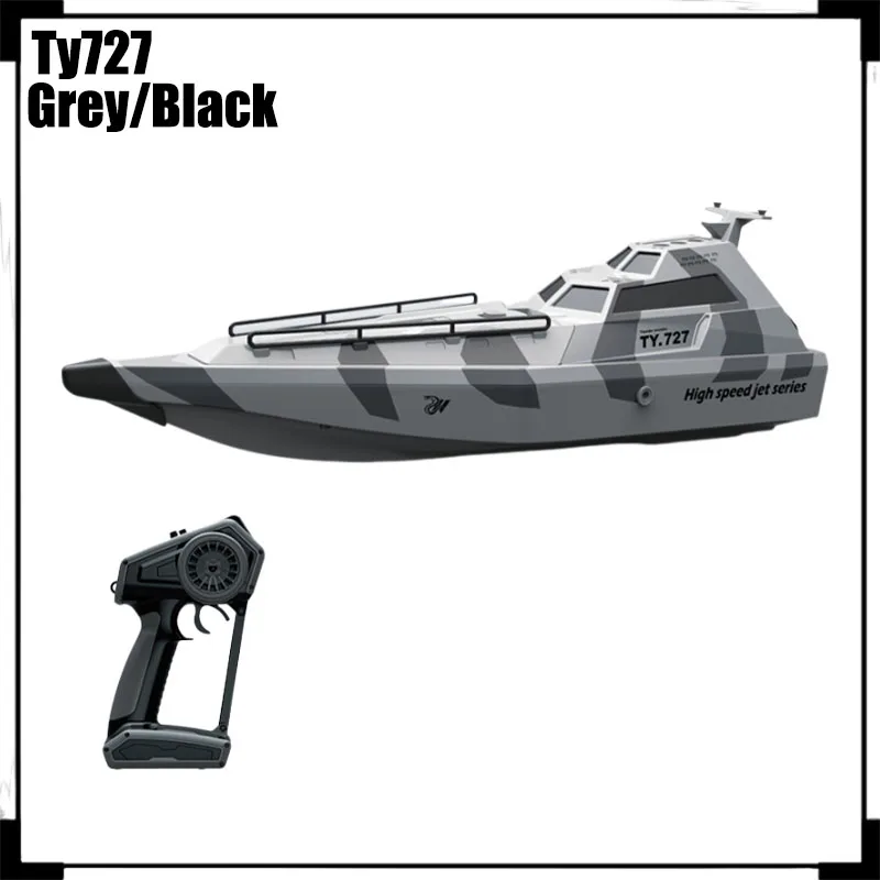 2.4ghz Ty727 Rc Turbojet Pump 30km/H High-Speed Remote Control Jet Boat Low Battery Alarm Function Adult Children Toy Gift