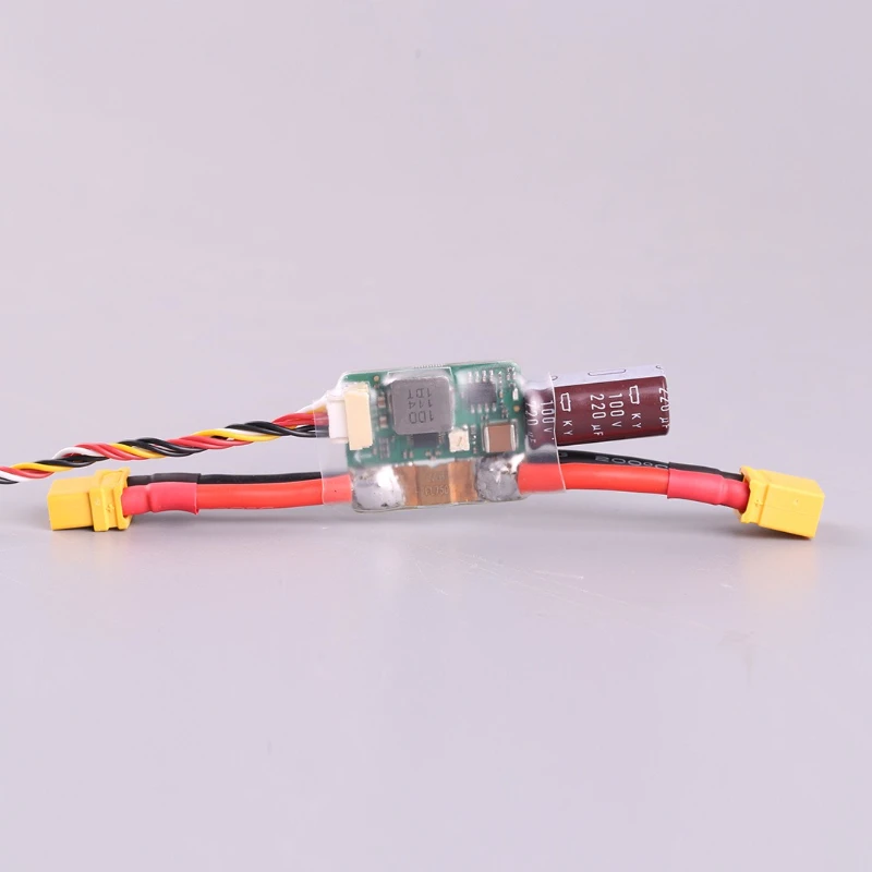 

High voltage power supply module PIX flight control galvanometer BEC5A supports 60V voltage model aircraft